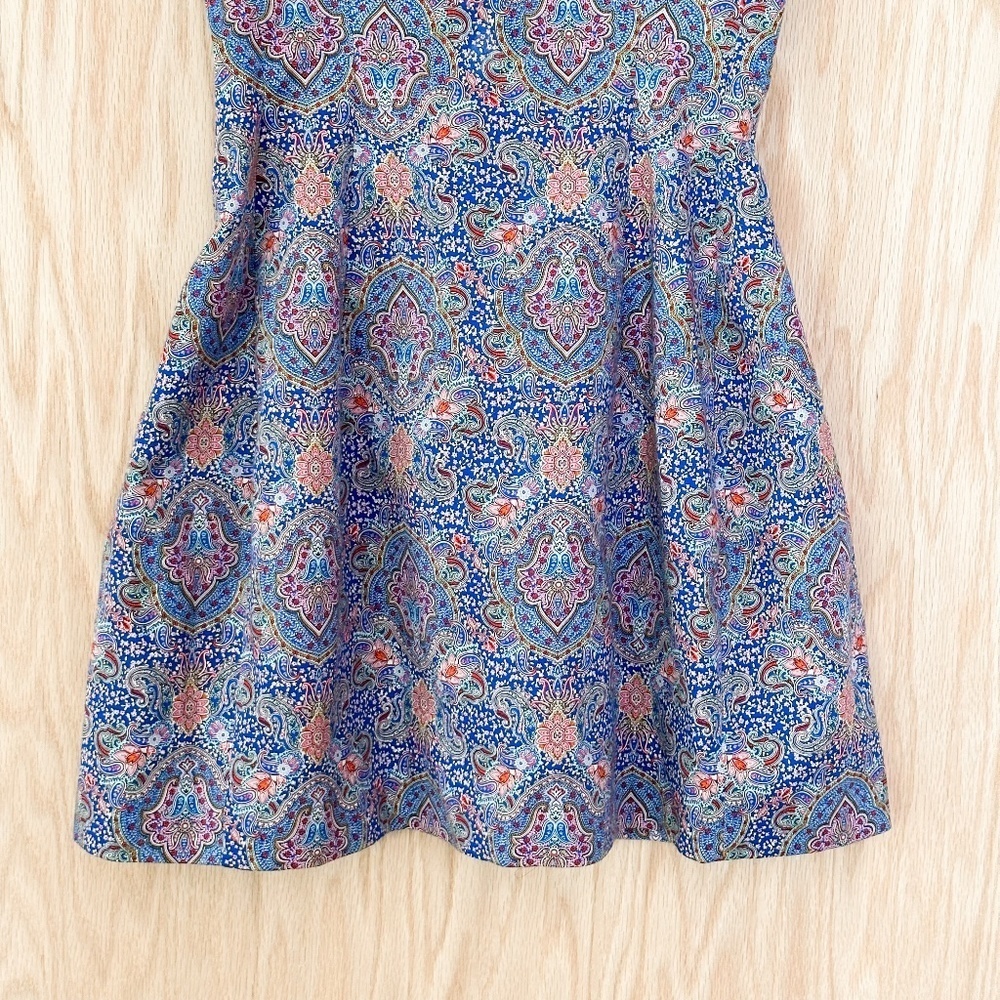 ZARA Paisley Structured Tulip Dress - Picture 6 of 13
